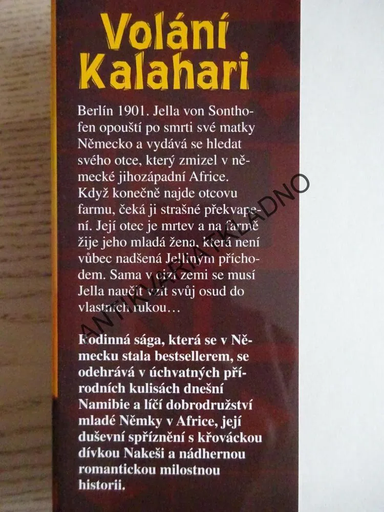 VOLÁNÍ KALAHARI, PATRICIA MENNEN, **an