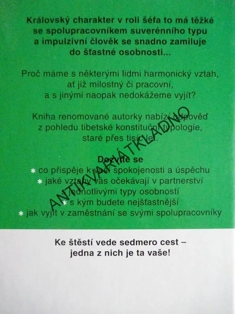 SEDMERO ZÁKONŮ ŠTĚSTÍ, GERTI SAMELOVÁ, **an