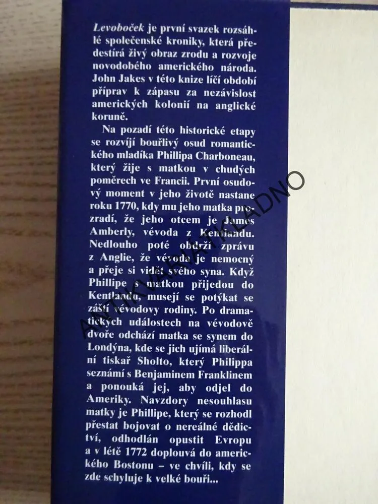 LEVOBOČEK, JOHN JAKES, **an