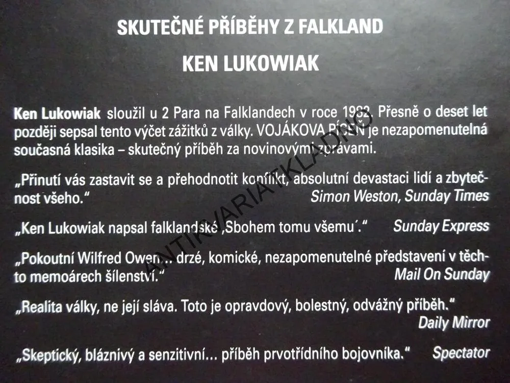 VOJÁKOVA PÍSEŇ, KEN LUKOWIAK, **an