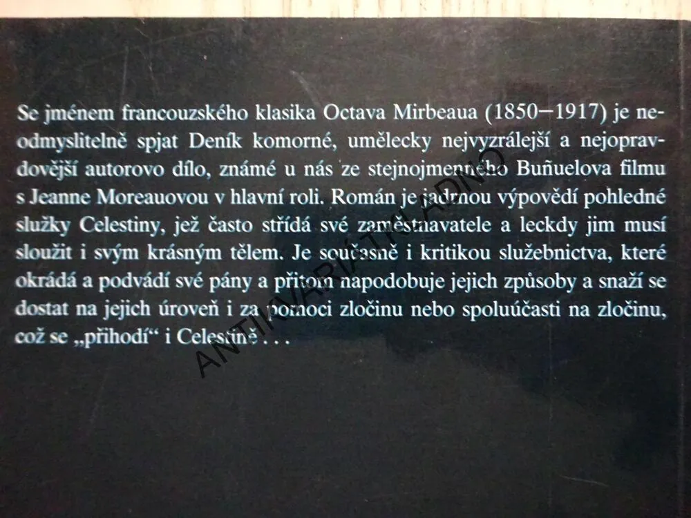 DENÍK KOMORNÉ, OCTAVE MIRBEAU, **an