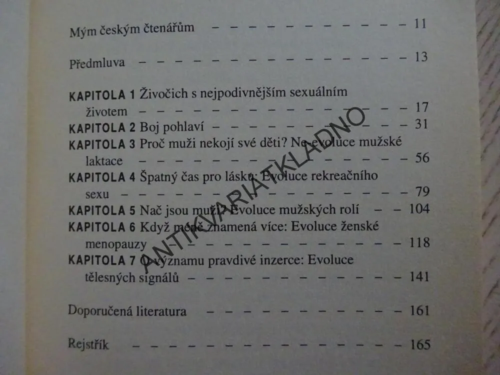 PROČ MÁME RÁDI SEX? JARED DIAMOND, **an