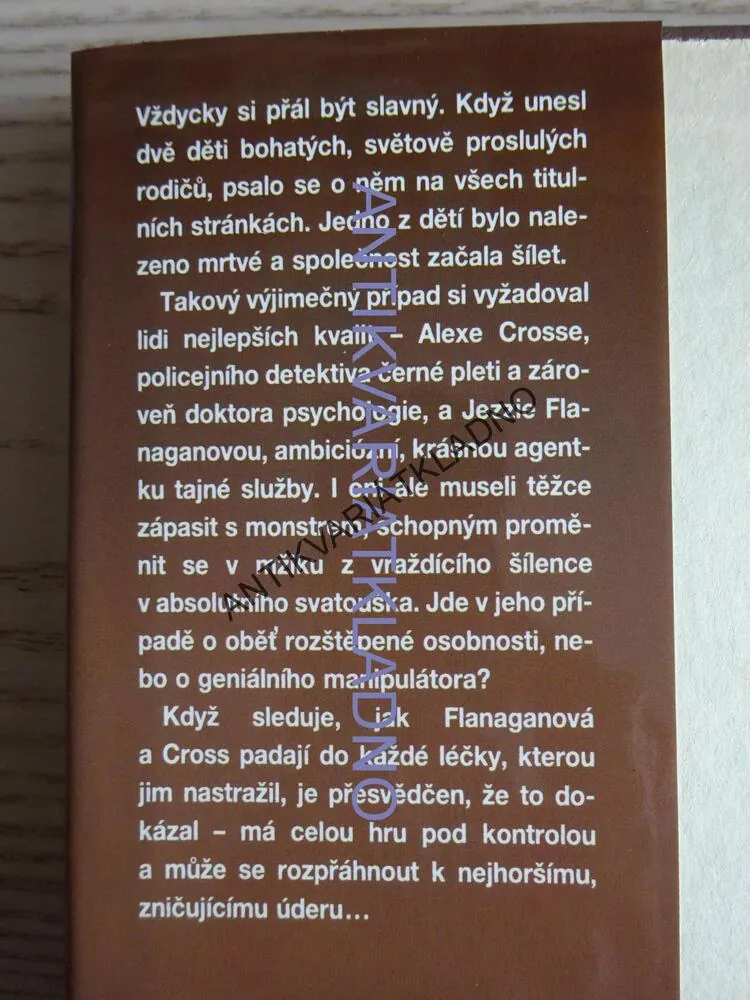 A PAVOUK PŘICHÁZÍ, JAMES PATTERSON, **an
