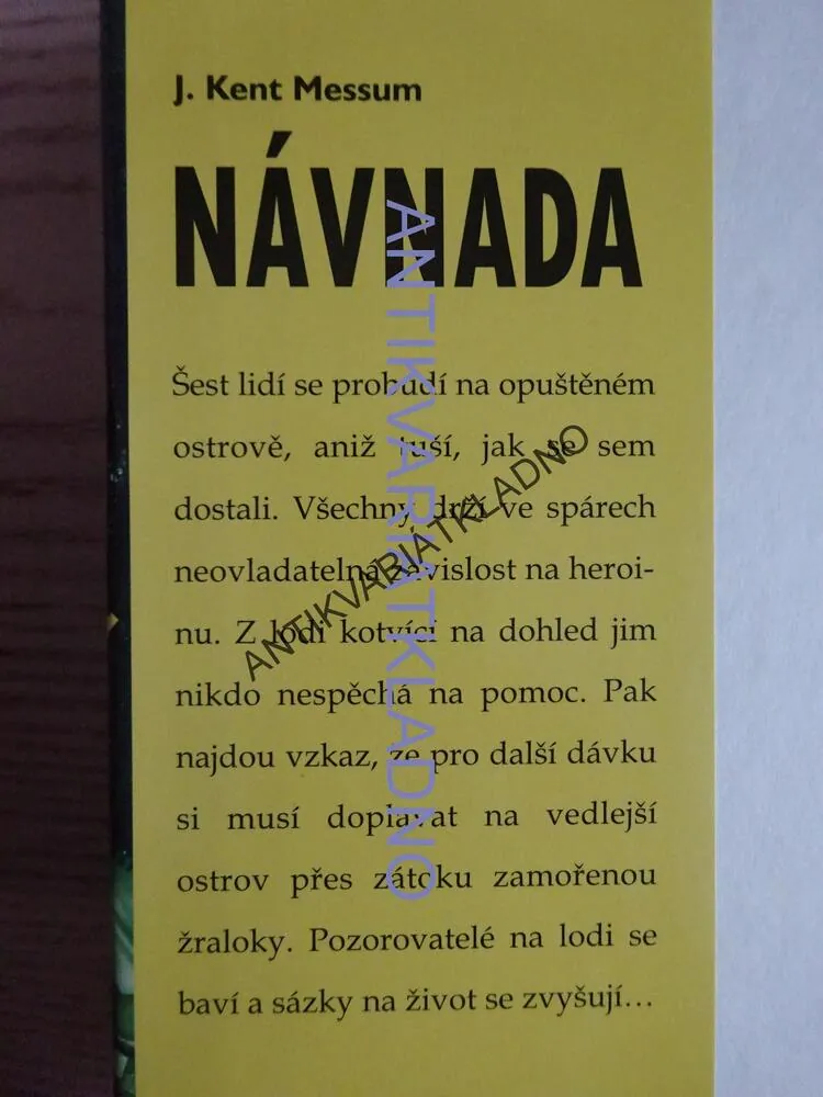 NÁVNADA, J. KENT MESSUM, **an
