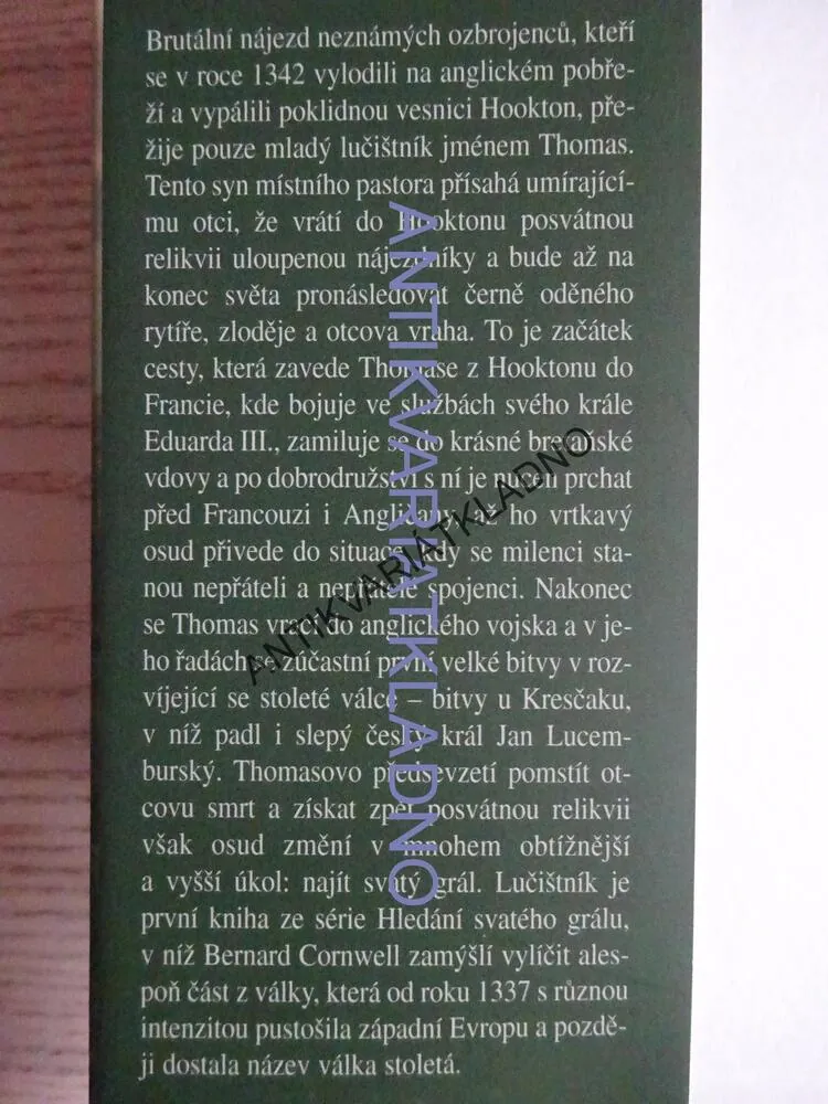 LUČIŠTNÍK, BERNARD CORNWELL, **an
