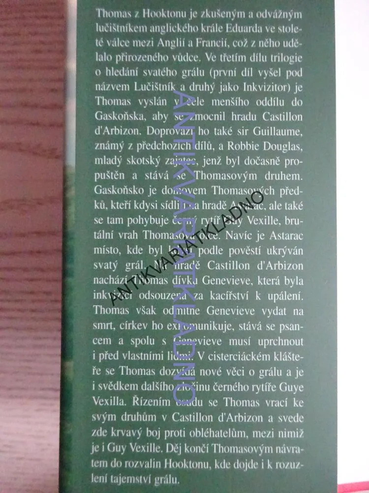 KACÍŘKA, BERNARD CORNWELL, **an