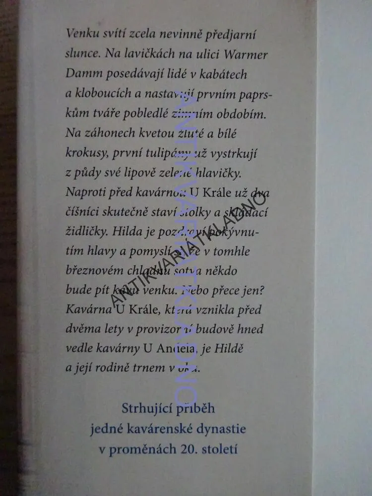 KAVÁRNA U ANDĚLA, OSUDOVÁ LÉTA, ANNE JACOBSOVÁ, **an