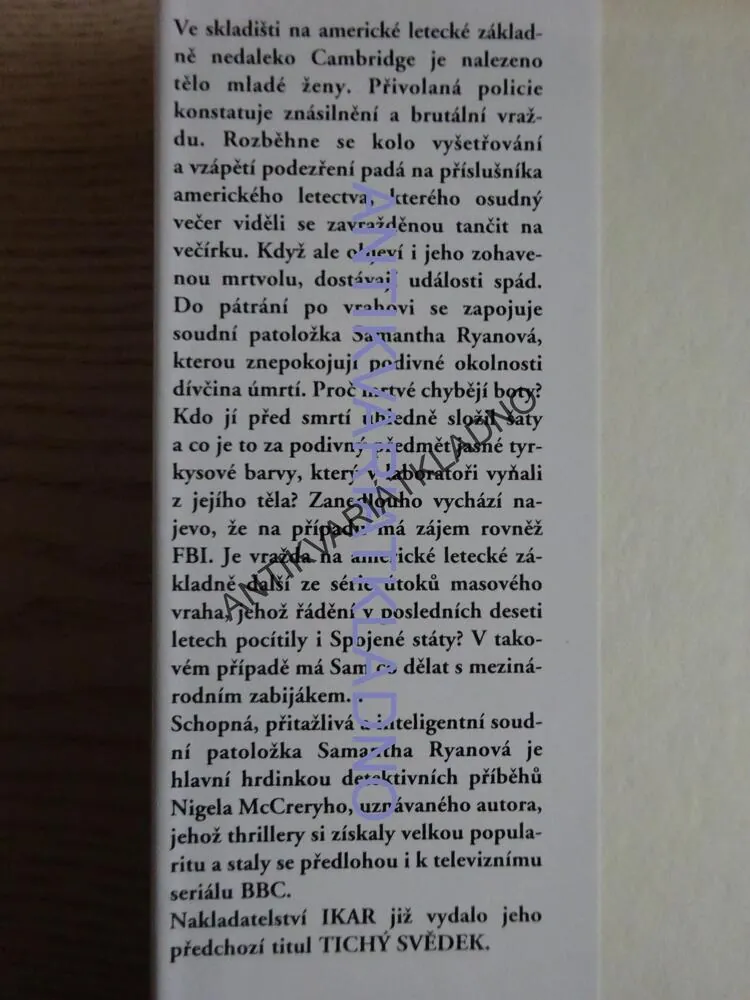 VÝKŘIKY SMRTI, NIGEL MCCRERY, **an