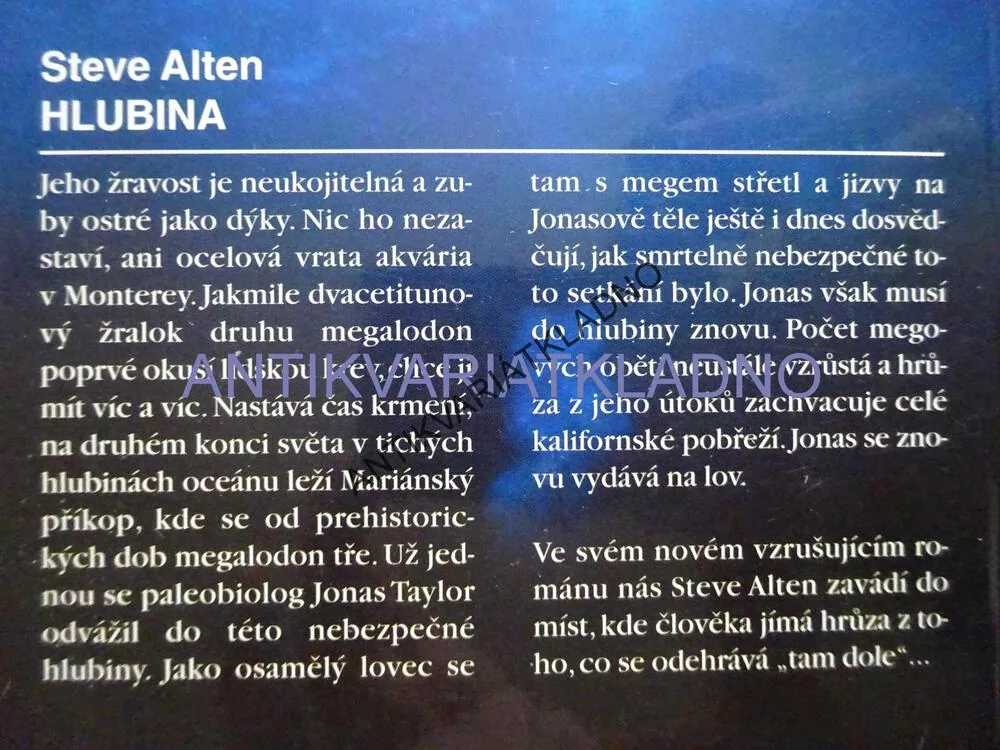 HLUBINA, STEVE ALTEN, **an