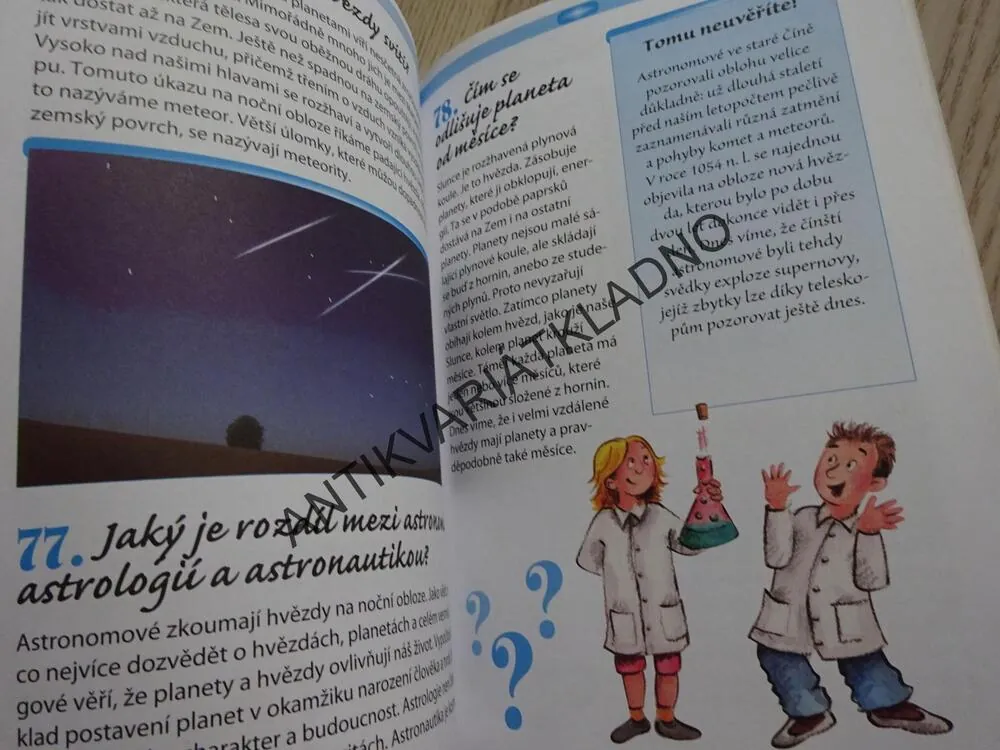 101 OTÁZEK A ODPOVĚDÍ PRO DĚTI, ZEMĚ A VESMÍR