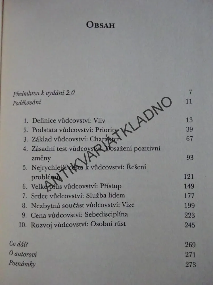 ROZVÍJEJTE V SOBĚ LÍDRA 2.0, JOHN C.MAXWELL, **an