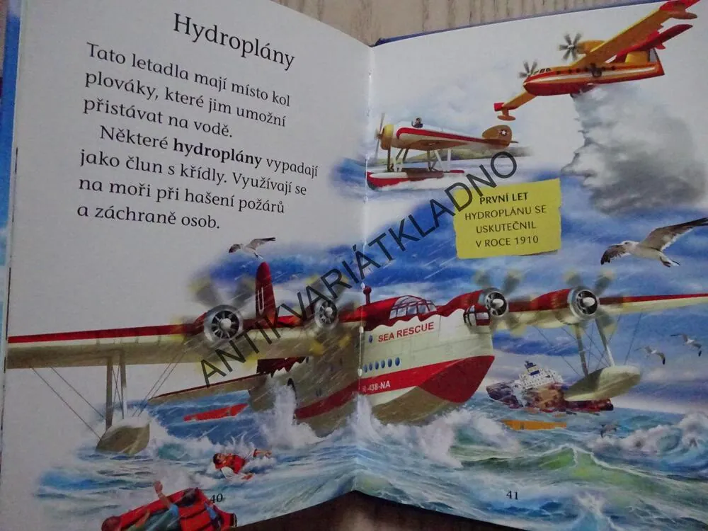 MINI ENCYKLOPEDIE, LETADLA, HISTORIE A VÝVOJ LETADEL, **an