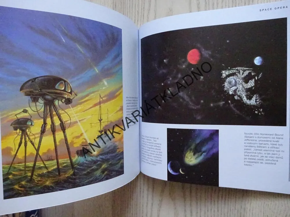 ENCYKLOPEDIE MALÍŘSKÝCH TECHNIK FANTASY A SCIENCE FICTION, JOHN GRANT, RON TINER, **an