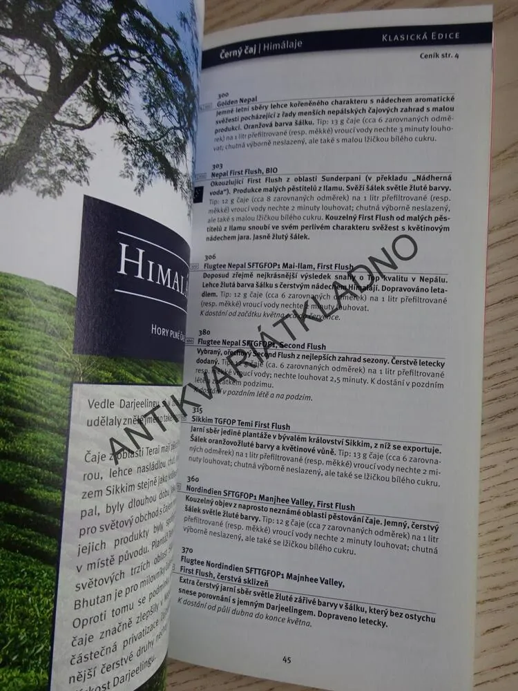 KNIHA O ČAJI, VYDÁNÍ 53, **an