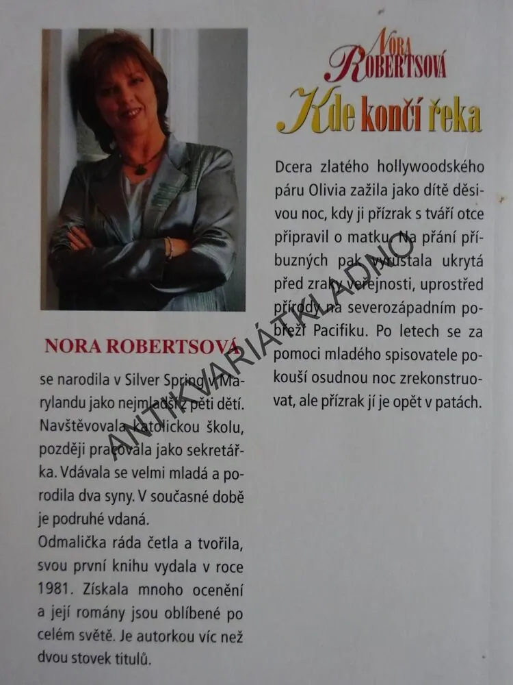KDE KONČÍ ŘEKA, NORA ROBERTSOVÁ, **an
