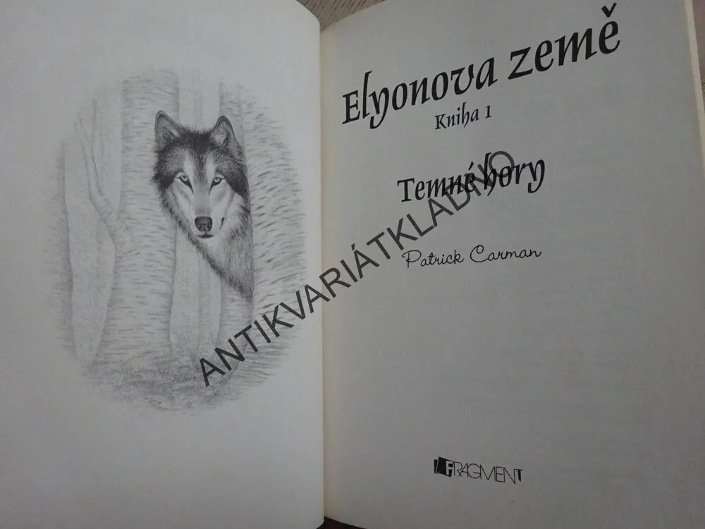 ELYONOVA ZEMĚ, 1.,TEMNÉ HORY, PATRICK CARMAN, **an