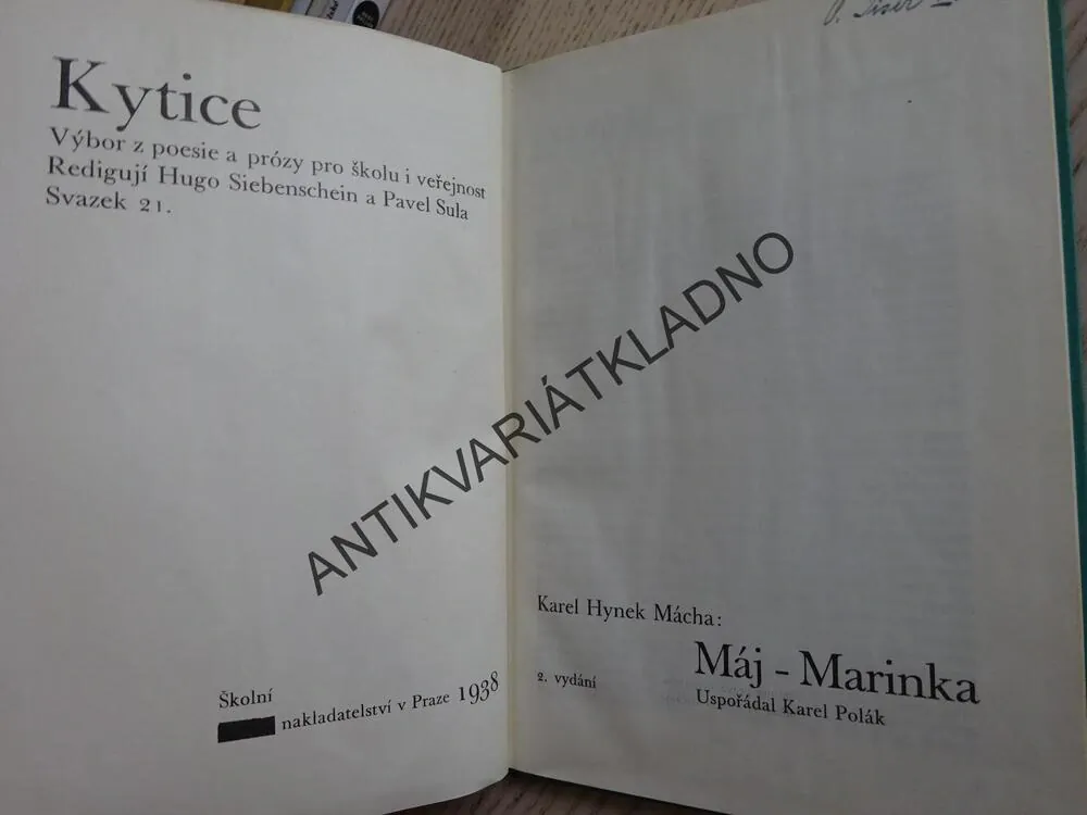 MÁJ, MARINKA, KAREL HYNEK MÁCHA, **an