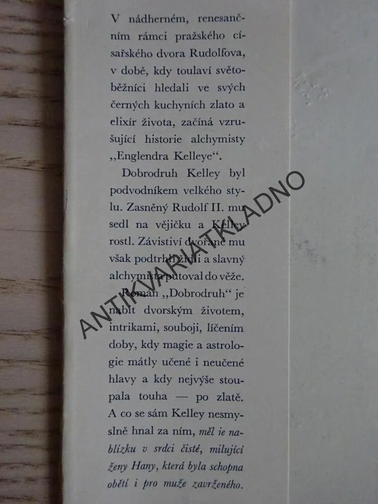 DOBRODRUH, FRANTIŠEK ČEČETKA, **an