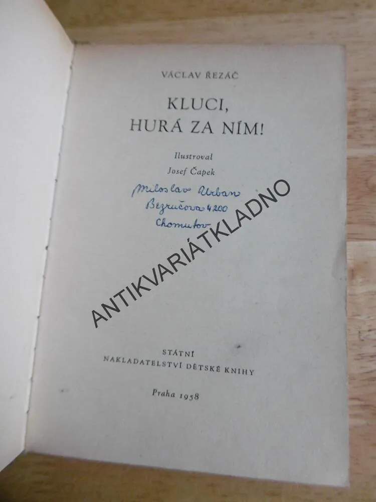 KOD 32 - KLUCI, HURÁ ZA NÍM!, VÁCLAV ŘEZÁČ, **an