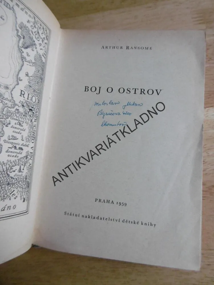KOD 36 - BOJ O OSTROV, ARTHUR RANSOME, **an