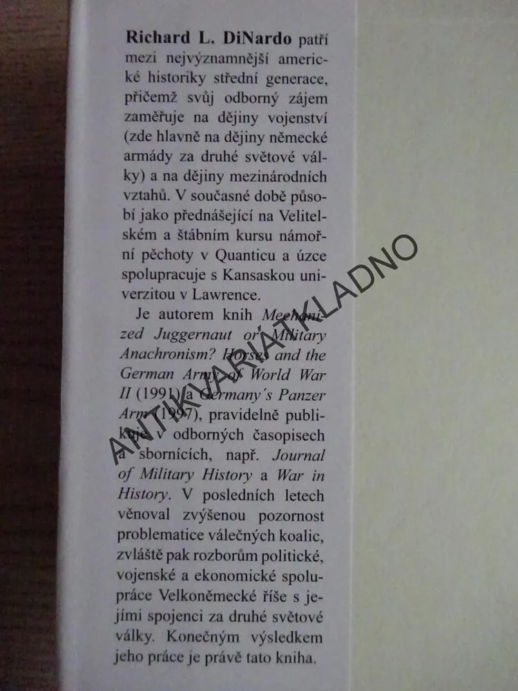 NEROVNÍ SPOJENCI, RICHARD L. DINARDO, **an