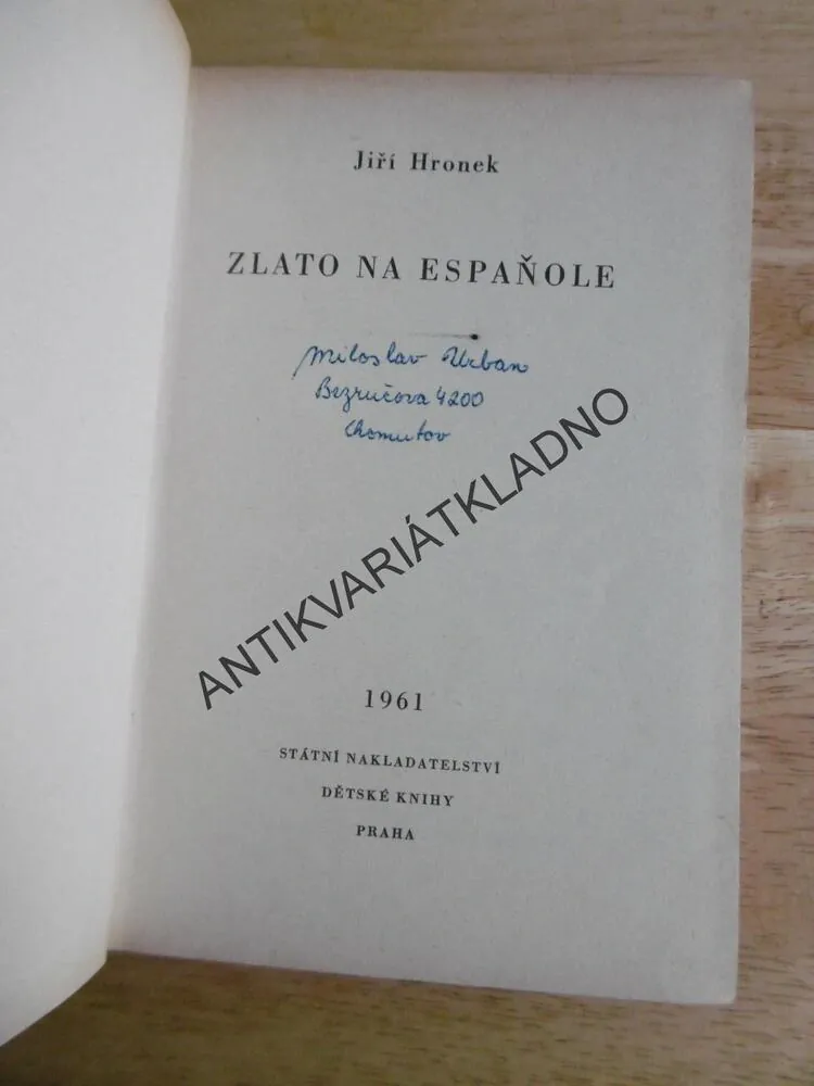 KOD 48 - ZLATO NA ESPAŇOLE, JIŘÍ HRONEK, **an