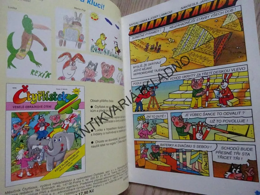 ČTYŘLÍSTEK 245 - ZÁHADA PYRAMIDY