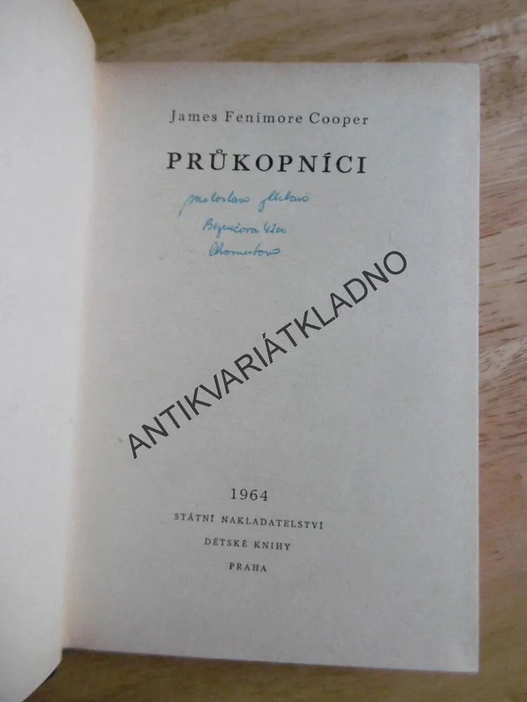 KOD 71 - PRŮKOPNÍCI, J.F.COOPER, VRAŠTIL, **an