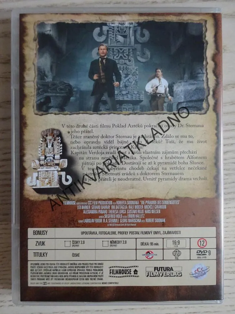 PYRAMIDA BOHA SLUNCE, KOLEKCE KARLA MAYE, DVD FILM
