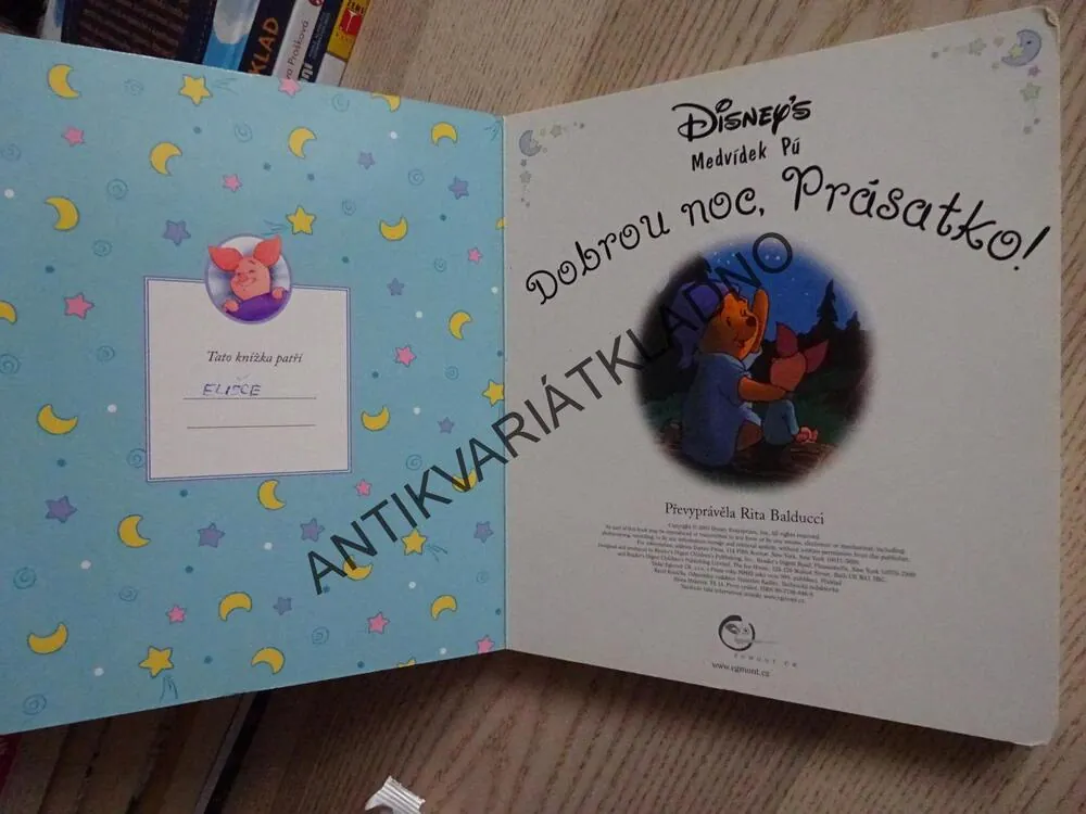 DOBROU NOC, PRASÁTKO!, DISNEY, **an
