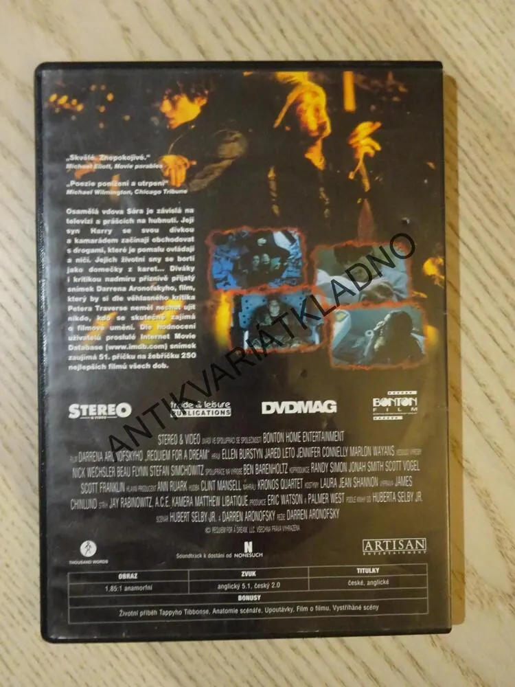 REQUIEM ZA SEN, DVD FILM