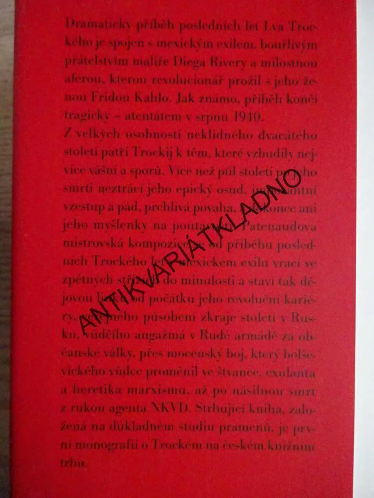 TROCKIJ, PÁD REVOLUCIONÁŘE, BERTRAND M. PATENAUDE, **an