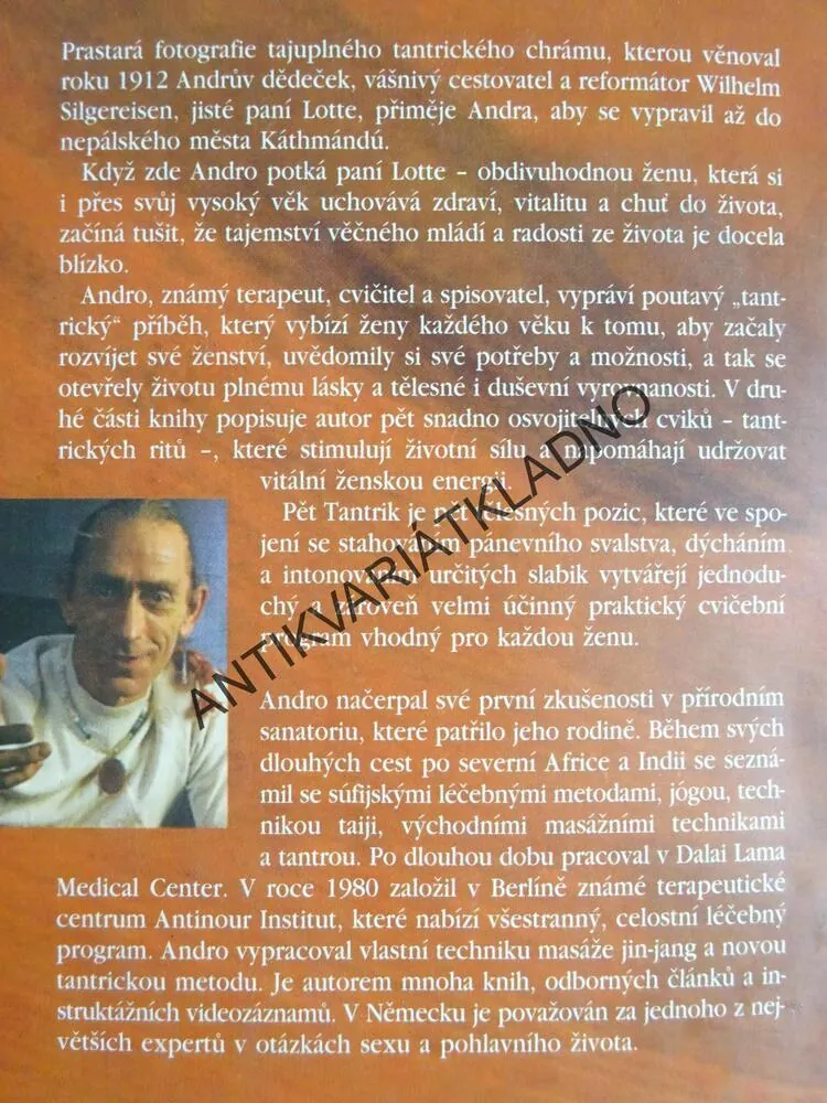 PĚT TANTRIK, TAJEMSTVÍ VĚČNÉHO MLÁDÍ, PĚT TIBEŤANŮ PRO ŽENY, ANDRO, an