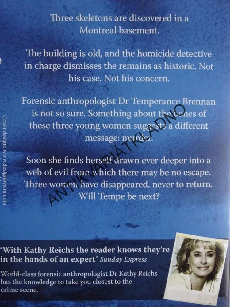MONDAY MOURNING, KATHY REICHS, ANGLICKY, **an
