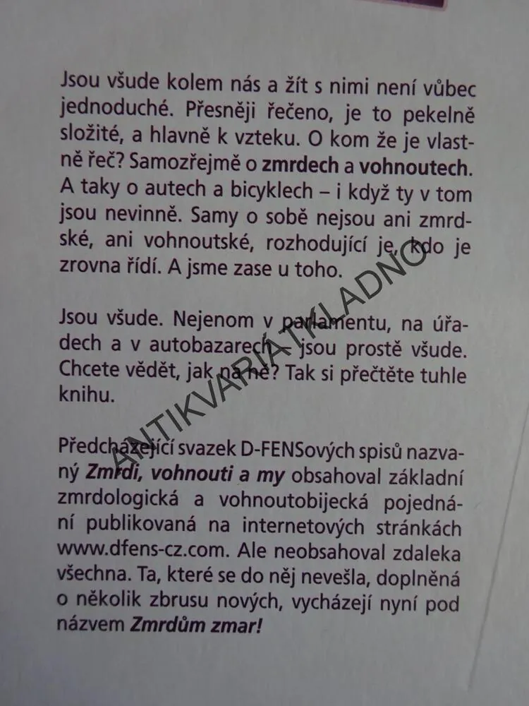 ZMRDŮM ZMAR!, D-FENS, **an