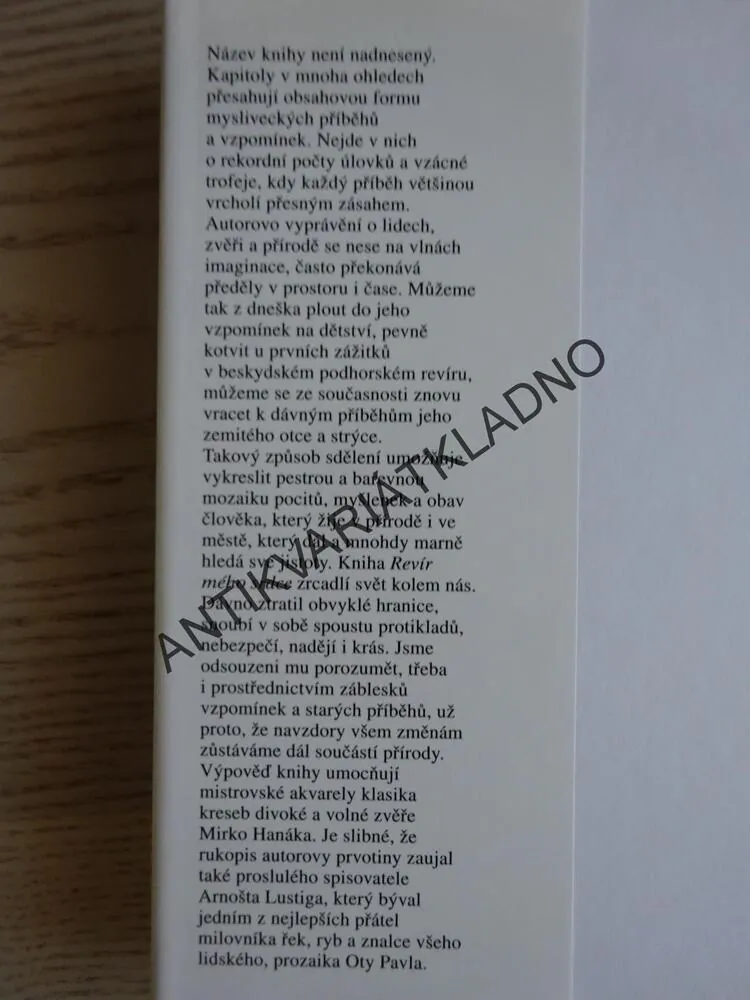 REVÍR MÉHO SRDCE, ARNOŠT TABÁŠEK, **an