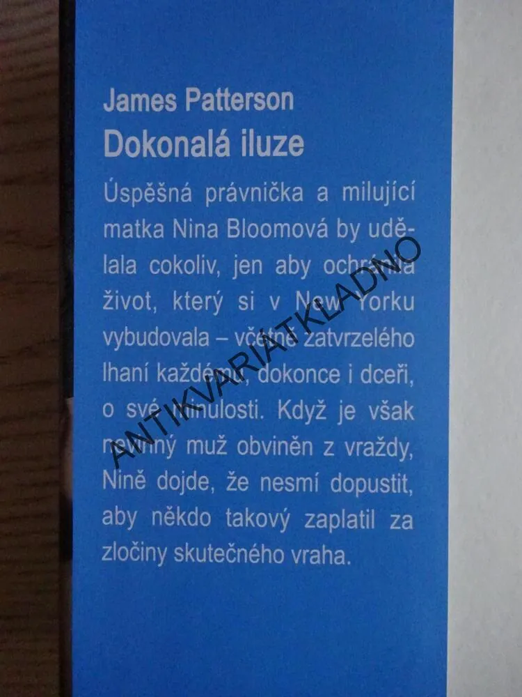 DOKONALÁ ILUZE, JAMES PATTERSON, **an