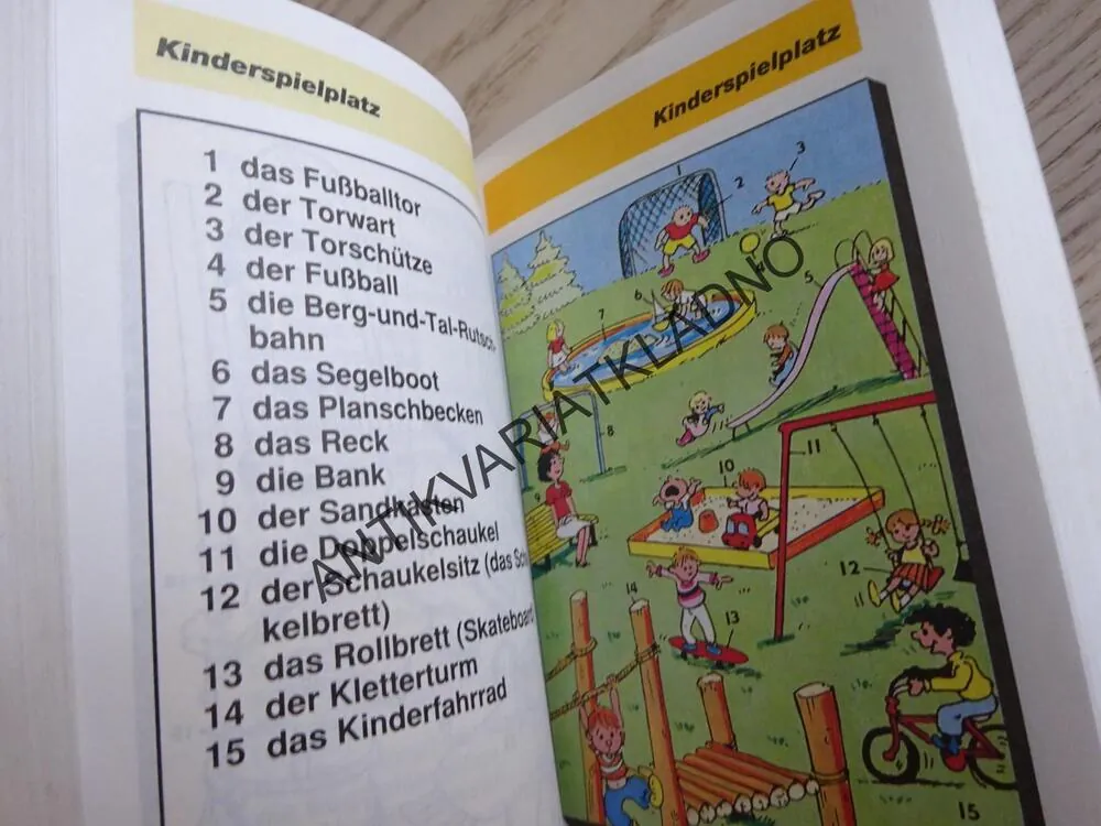 BILDWÖRTERBUCH DEUTSCH, NĚMČINA, SLOVNÍČEK