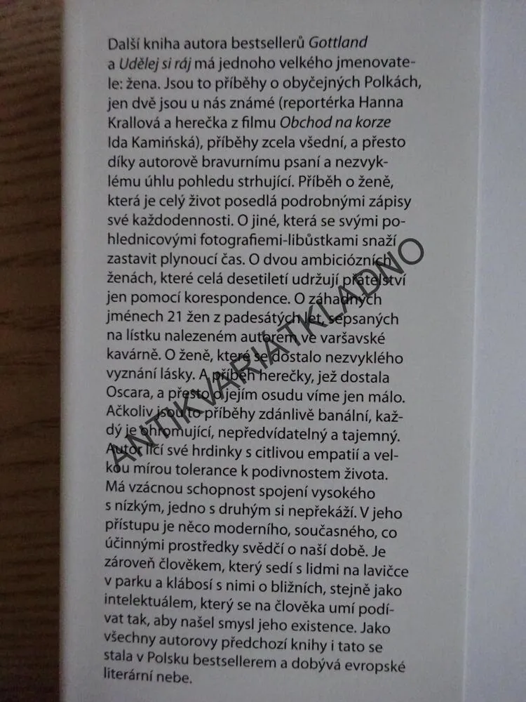 LIBŮSTKA, MARIUSZ SZCZYGIEL, **an