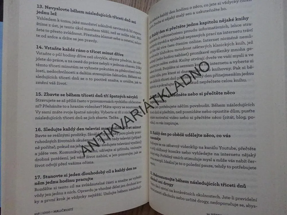 1000+ MALIČKOSTÍ, KTERÉ DĚLAJÍ ŠŤASTNÍ A ÚSPĚŠNÍ LIDÉ JINAK, MARC A ANGEL CHERNOFFOVI, **an