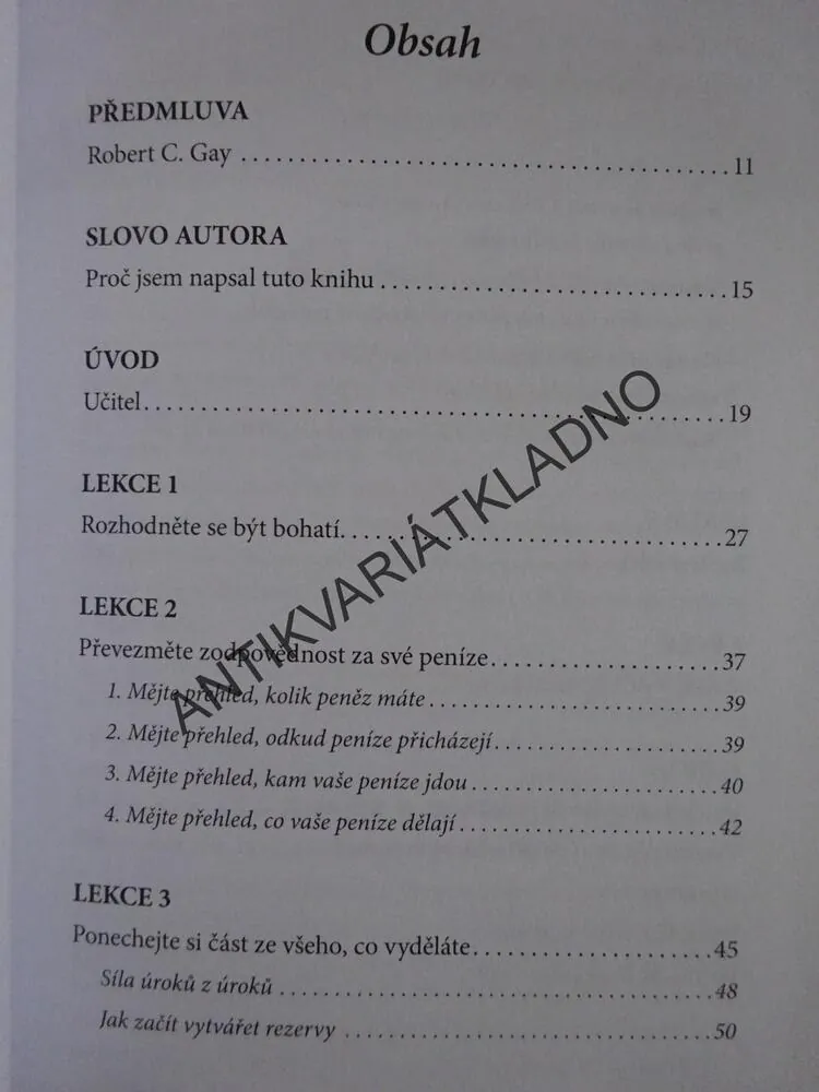 PĚT LEKCÍ O ŽIVOTĚ A BOHATSTVÍ, KTERÉ MI DAL JEDEN MILIONÁŘ, RICHARD PAUL EVANS, **an
