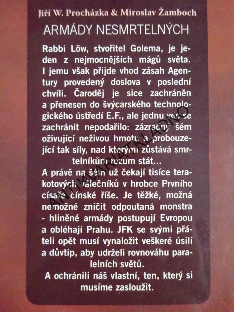 ARMÁDY NESMRTELNÝCH, TOMÁŠ NĚMEC, **an