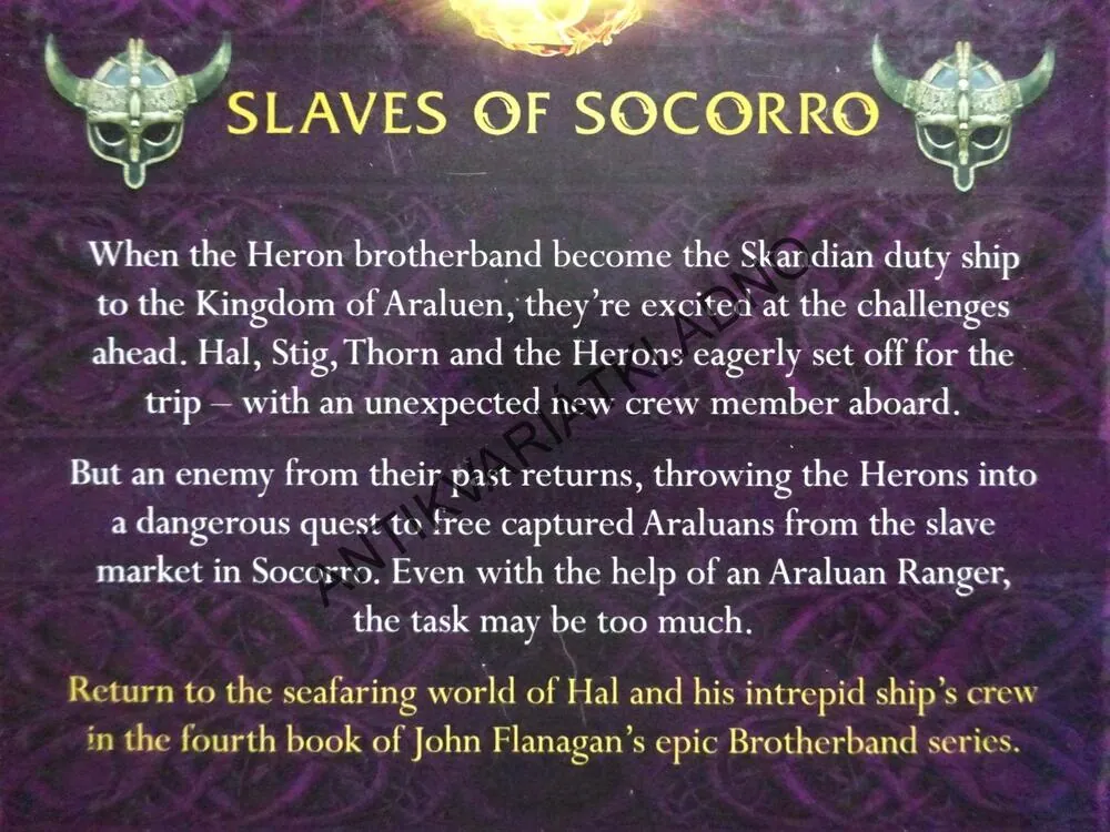 BROTHERBAND, SLAVES OF SOCORRO, JOHN FLANAGAN, **an