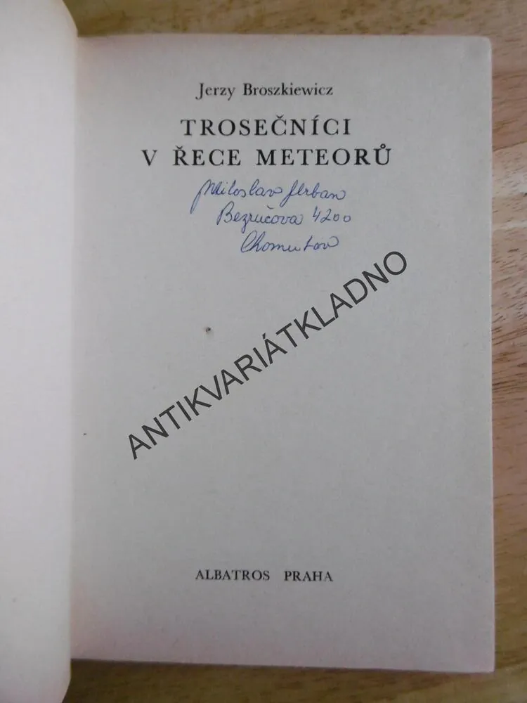 KOD 144 - TROSEČNÍCI V ŘECE METEORŮ, JEZY BROSZKIWICZ, ROTREKL, **an