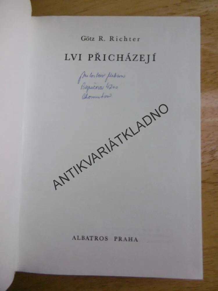 KOD 147 - LVI PŘICHÁZEJÍ, GÖTZ R.RICHTER,VÁŠA, **an