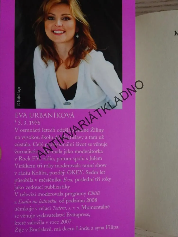 VŠECHNO NEBO NIC, PŘÍBĚH POKRAČUJE, EVA URBANÍKOVÁ, **an