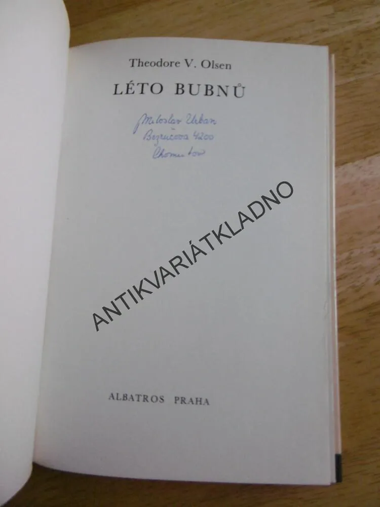 KOD 149 - LÉTO BUBNŮ, THEODORE V.OLSEN, **an