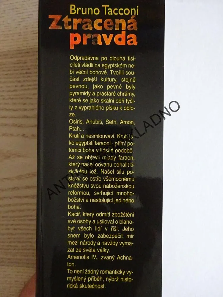 ZTRACENÁ PRAVDA, BRUNO TACCONI, **an