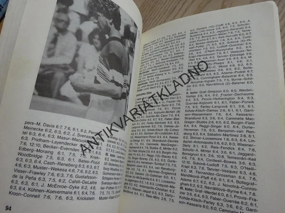 TENIS, 1989, ČEDOK OPEN, **an