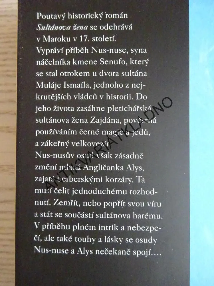 SULTÁNOVA ŽENA, JANE JOHNSON, **an